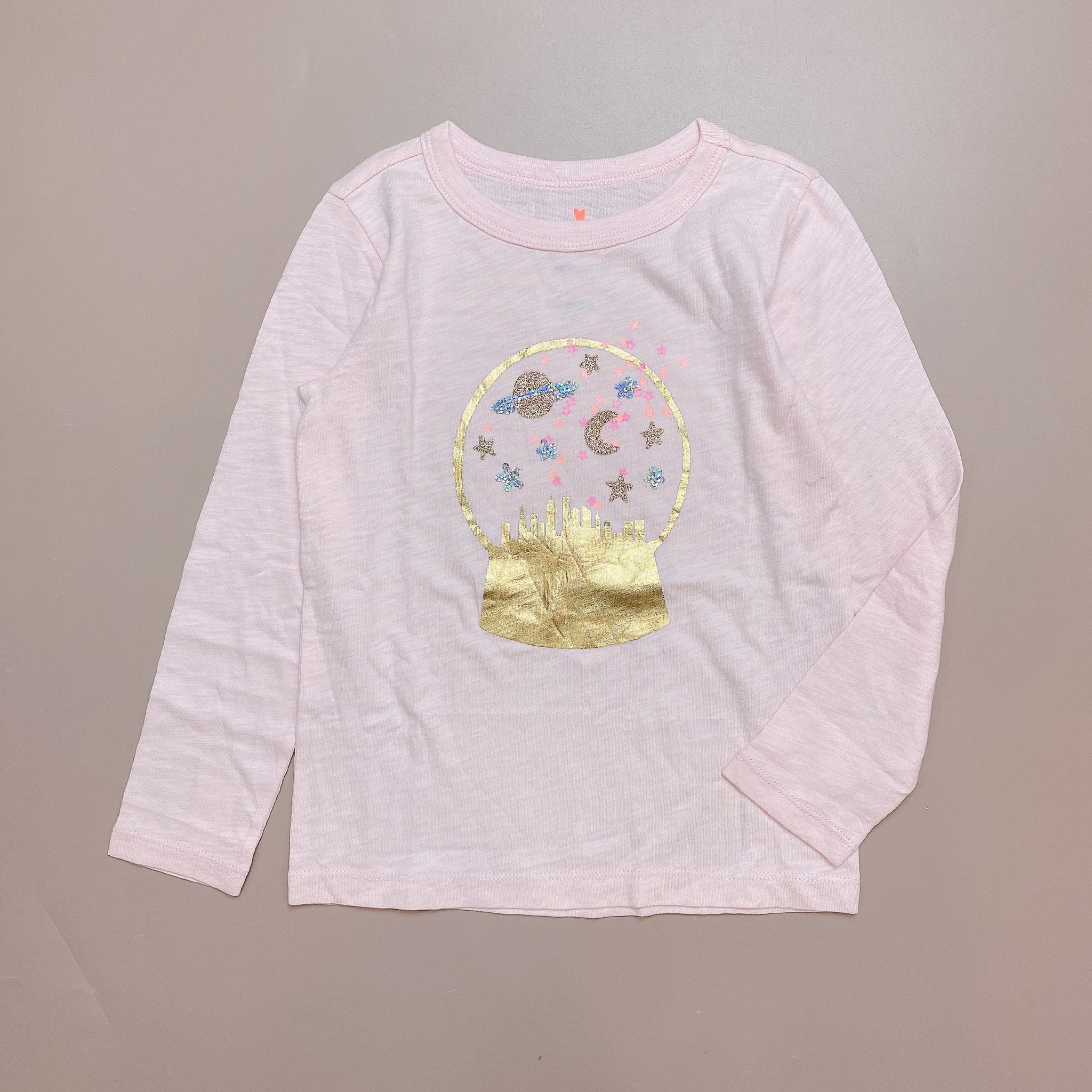 Áo cotton Crewcuts kim sa / nhũ nhiều hình size 5 - 14y - Bảng màu 2