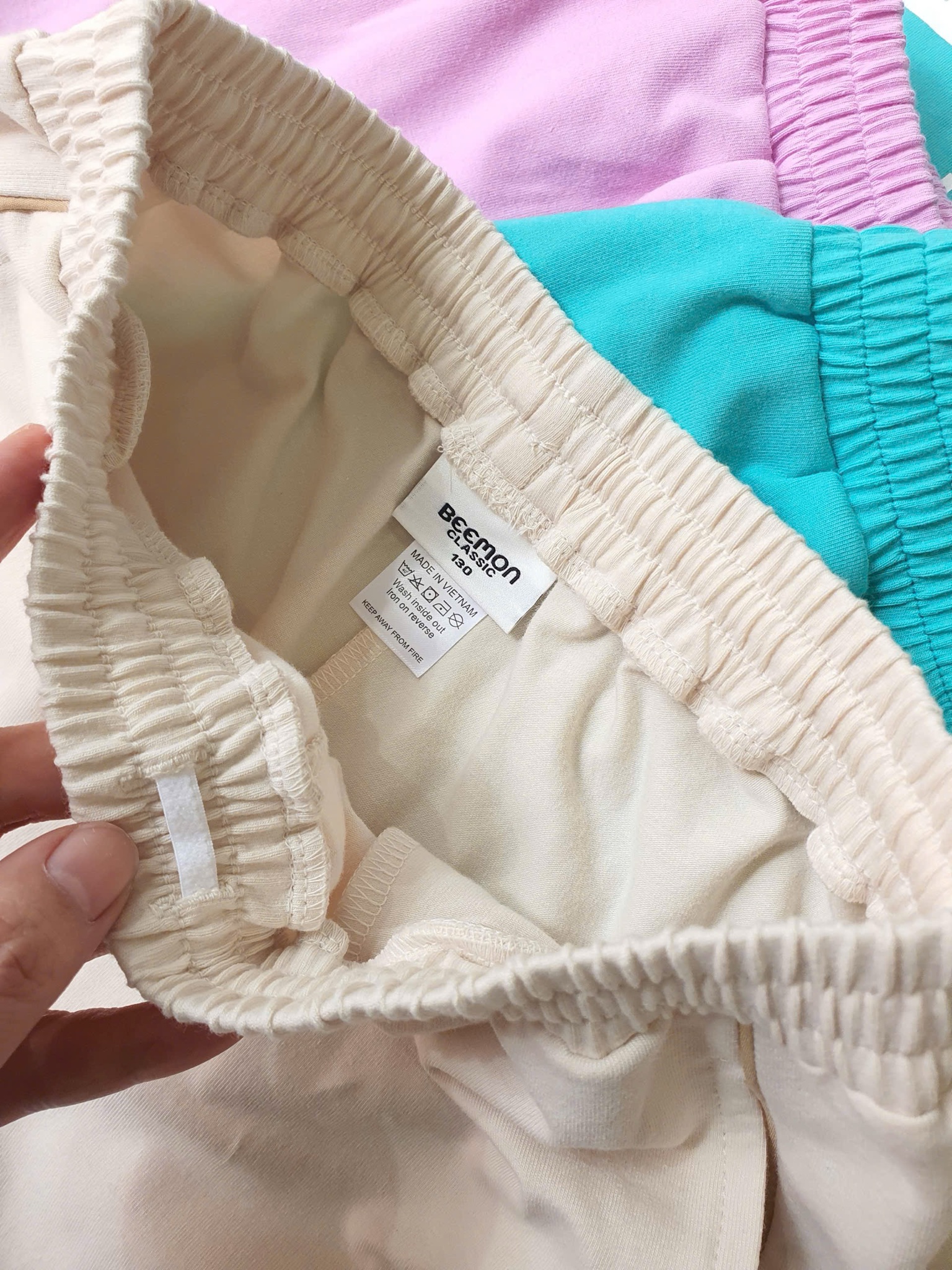 Bộ cotton Bee Mon Classic 3 màu cho bé size 120-160