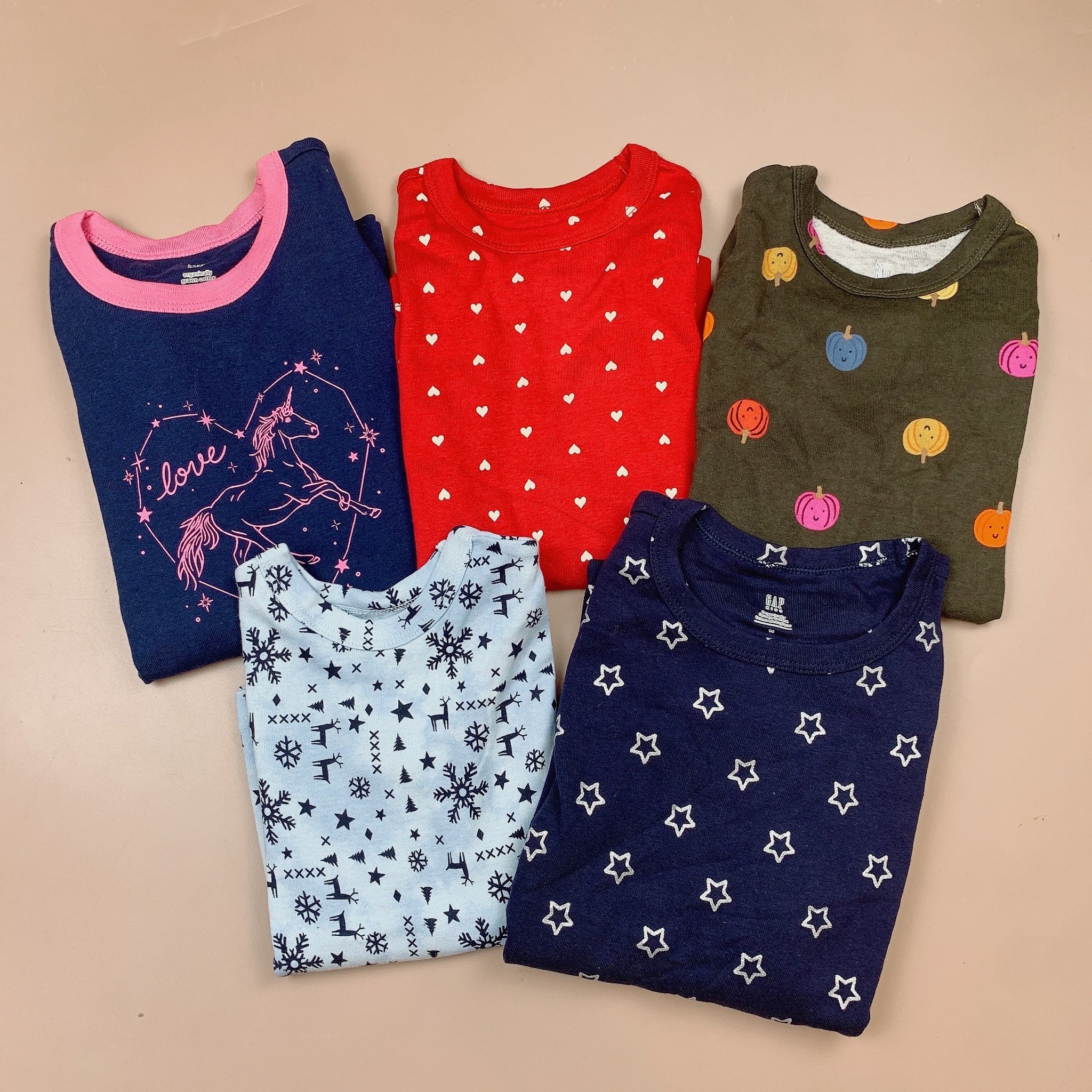 Bộ cotton BabyGap nhiều mẫu Bé Gái size 12m - 14y ( Bảng màu 2 )