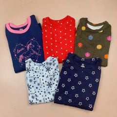 Bộ cotton BabyGap nhiều mẫu Bé Gái size 12m - 14y ( Bảng màu 2 )