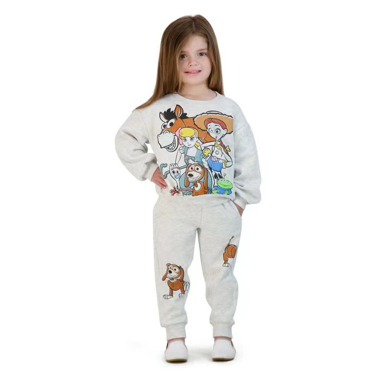 Bộ nỉ bông Disney Juniors nhiều hình dòng Nhí size 12m - 5y