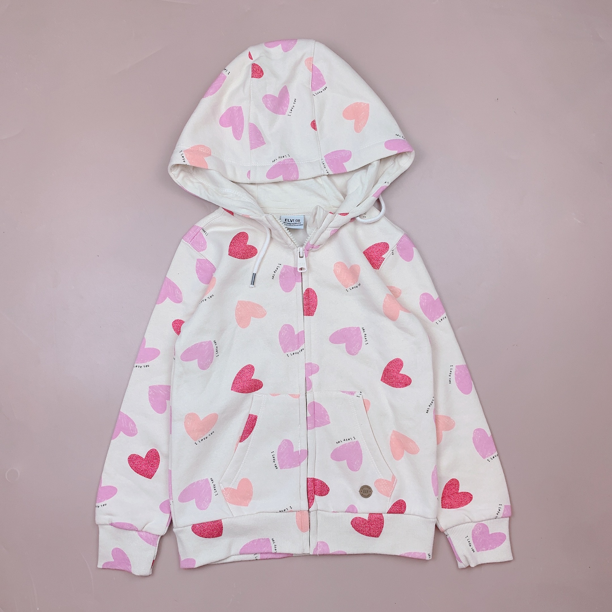 Áo khoác ELV nỉ bông nhiều màu BG size 8 - 16y