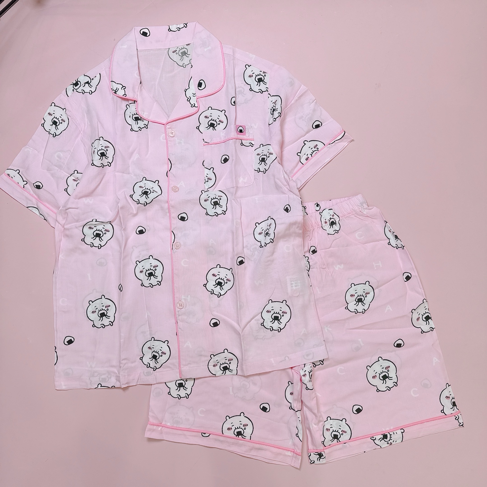 Pyjama thô cộc tay vải Hàn nhiều mẫu cho bé size 110 - 160