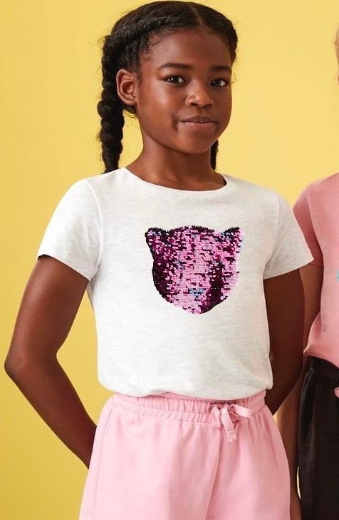 Áo cotton Gapkids kim sa / kim tuyến / thêu nhiều hình BG size 5 - 14y