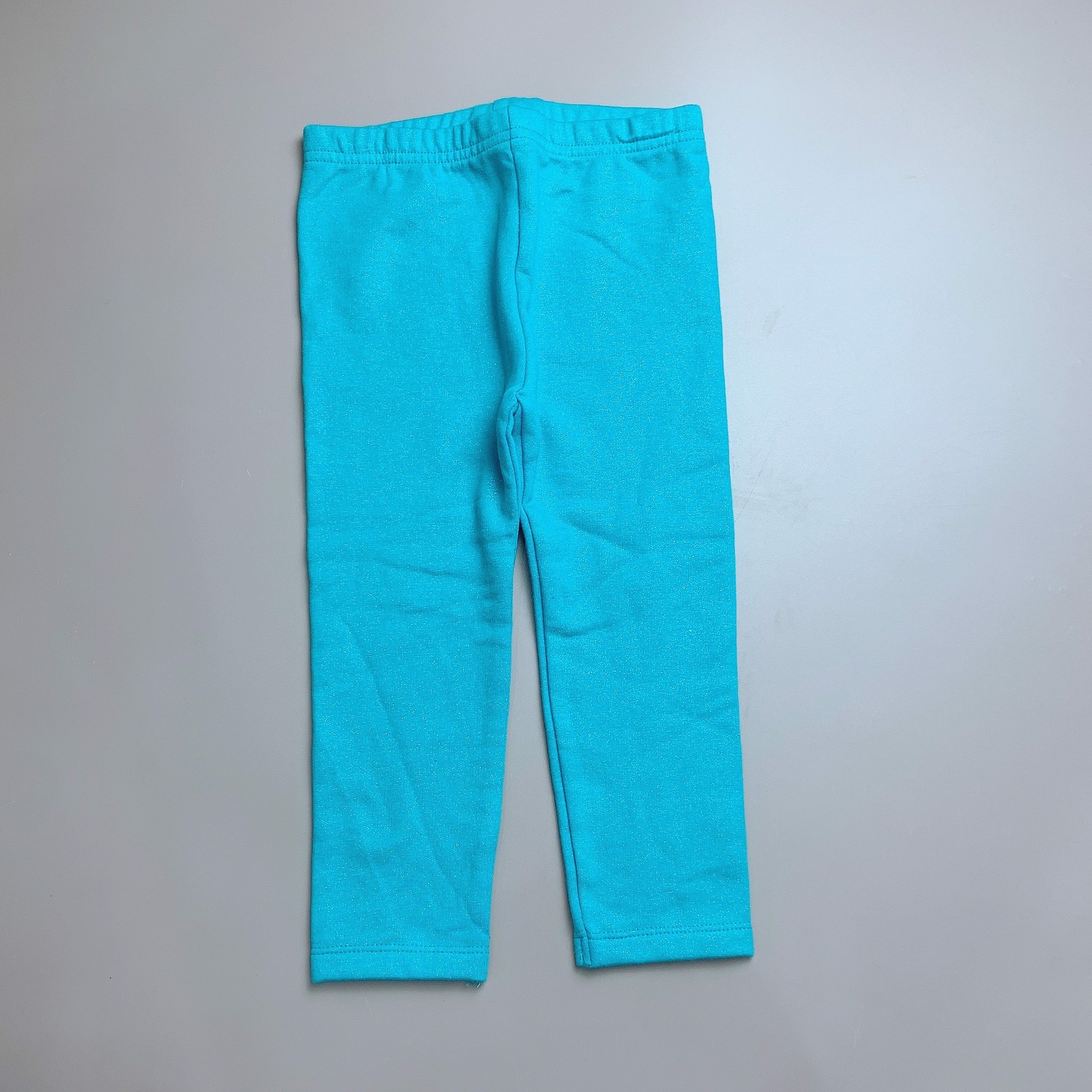 Quần legging lót lông Jumping beans BG - Xanh nhũ/xanh trơn