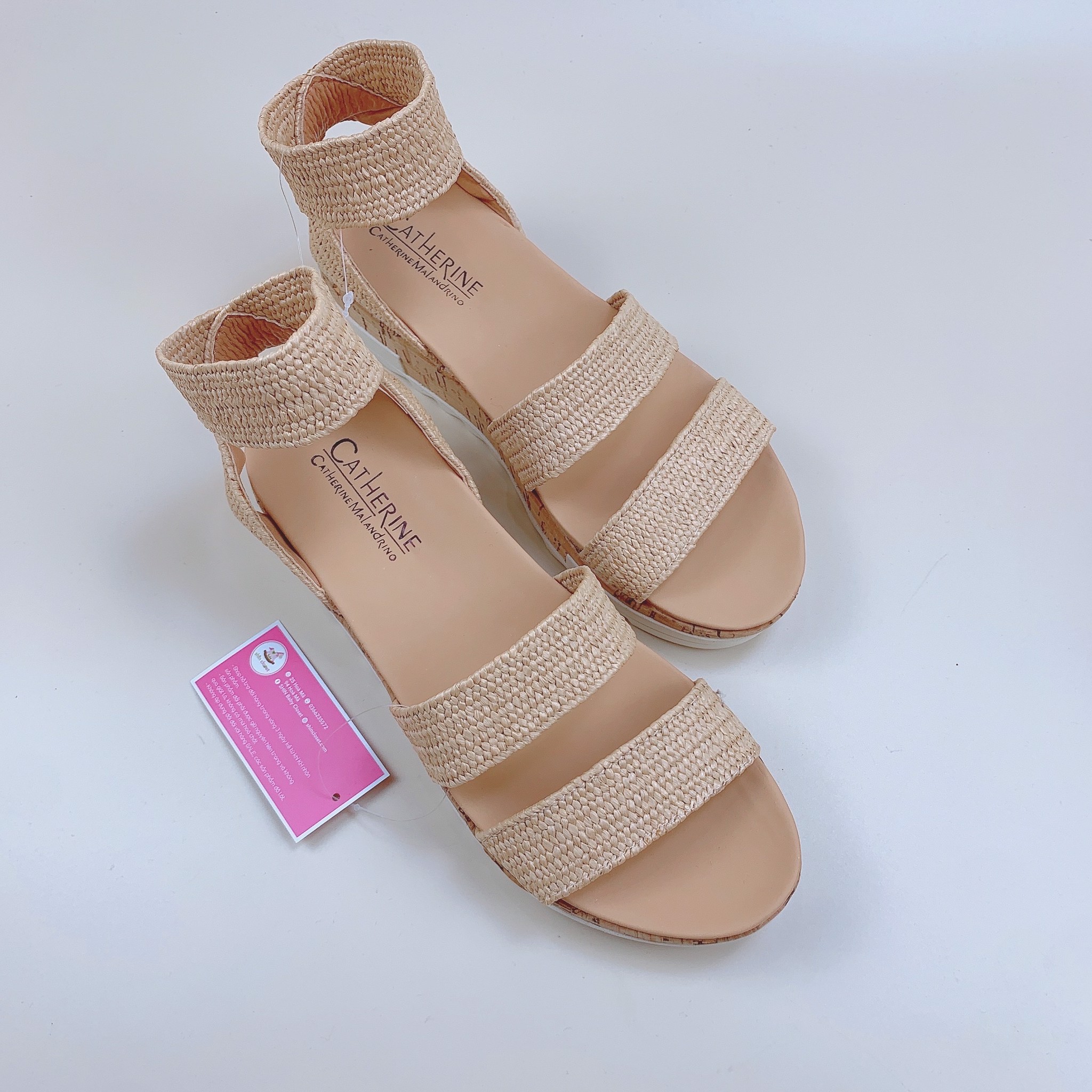Sandal cói Catherine Mẹ - 3 màu