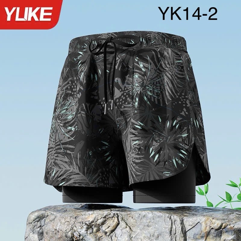 Quần bơi YUKE nhiều màu cho Bố và Bé trai dòng đại size L-3XL (45-90kg)
