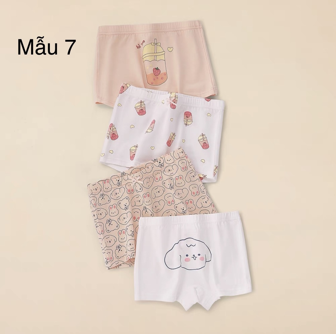 Set 4 chip đùi Bé Gái nhiều mẫu size 100 - 160