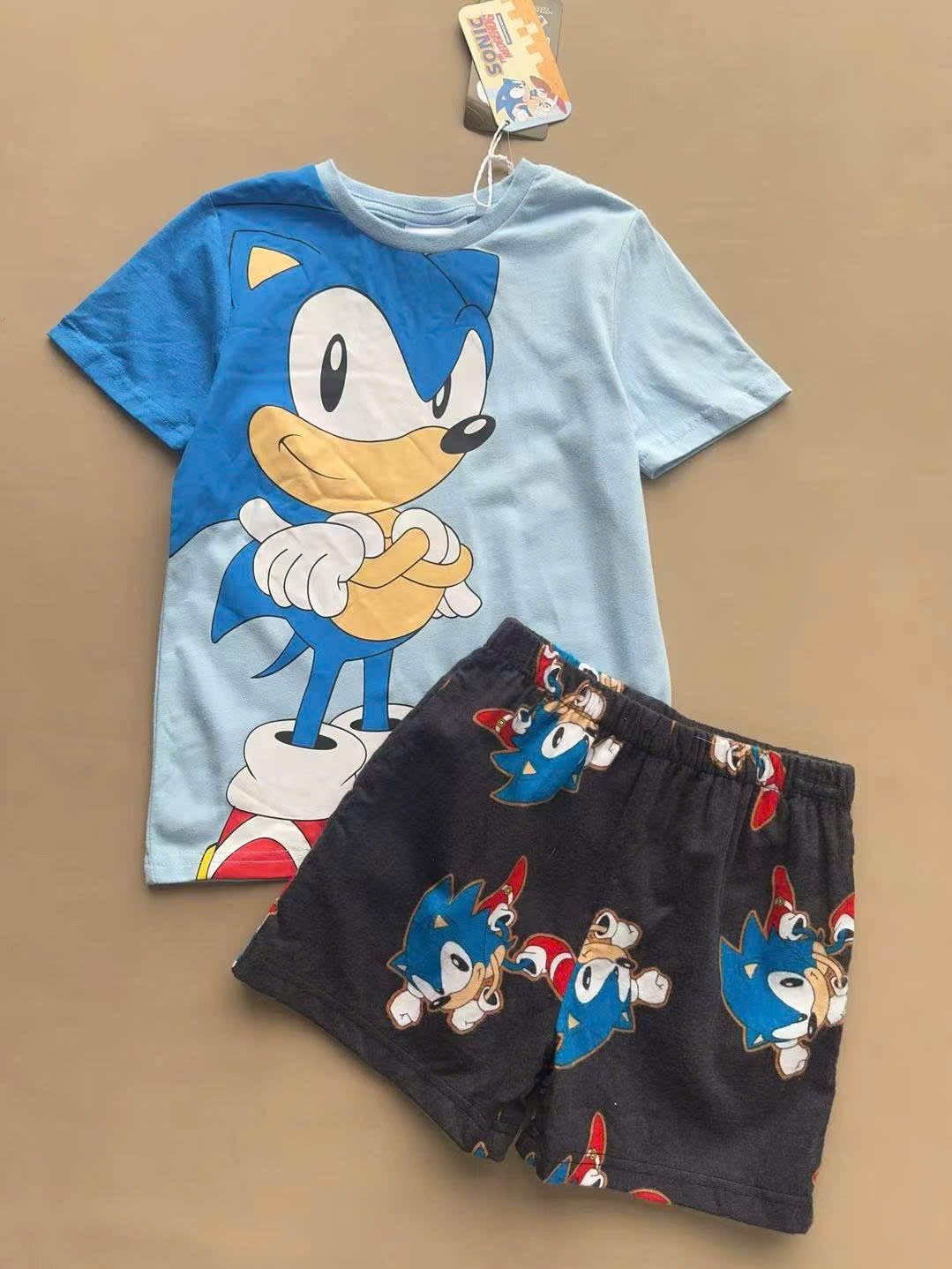 Bộ cotton Disney Pokemon, Ninja rùa, Sonic, Spiderman nhiều màu cho bé trai size 3-10y