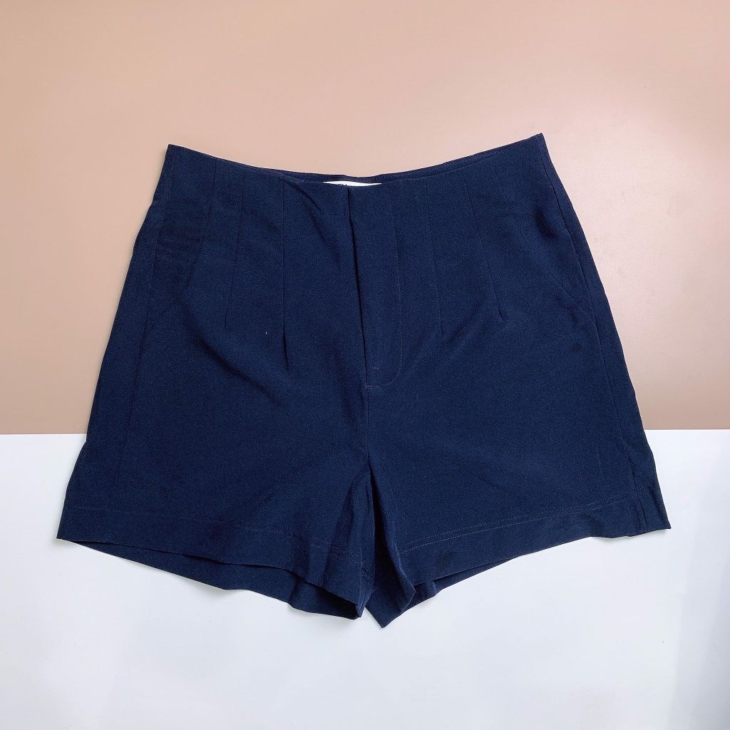 Quần Zara cạp cao Mẹ - Navy