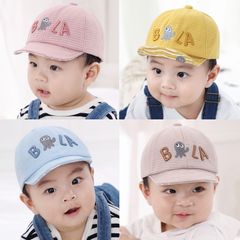 Mũ lưỡi trai vải mềm 4 màu hình thêu bạch tuộc