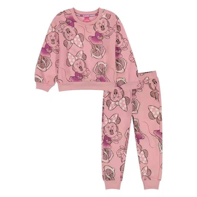 Bộ nỉ bông Disney Juniors nhiều hình dòng Nhí size 12m - 5y