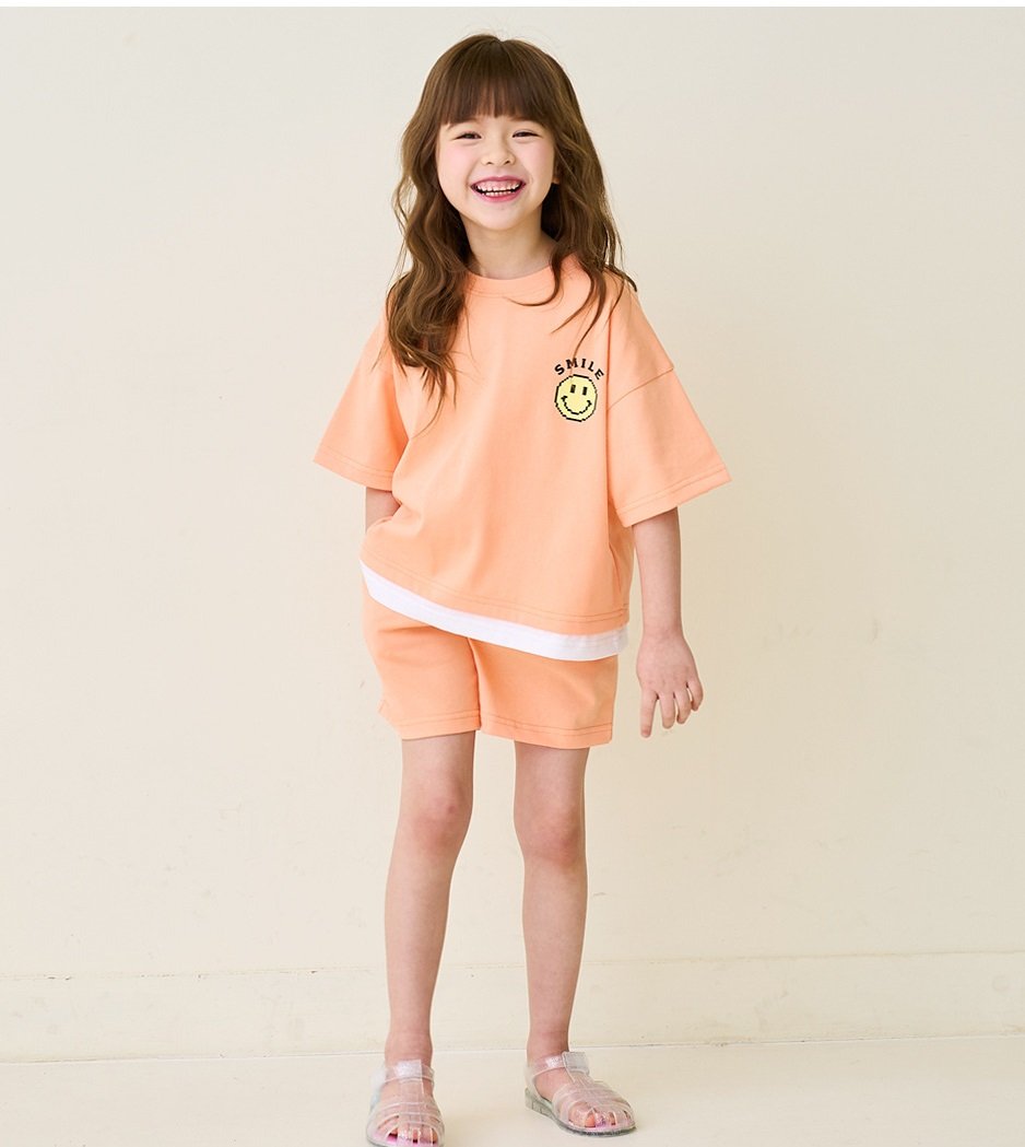 Bộ cotton Bebezoo mặt cười 3 màu BTBG size 100-150