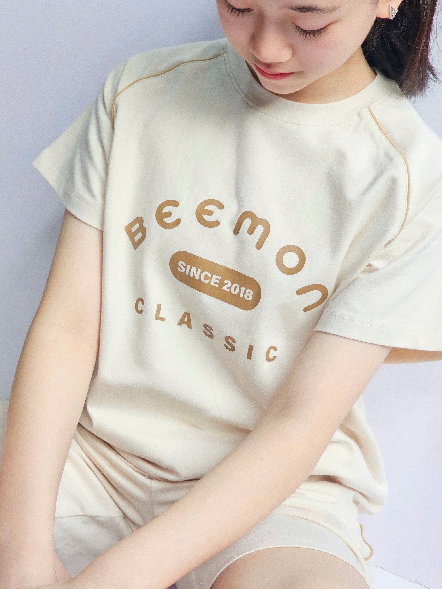 Bộ cotton Bee Mon Classic 3 màu cho bé size 120-160