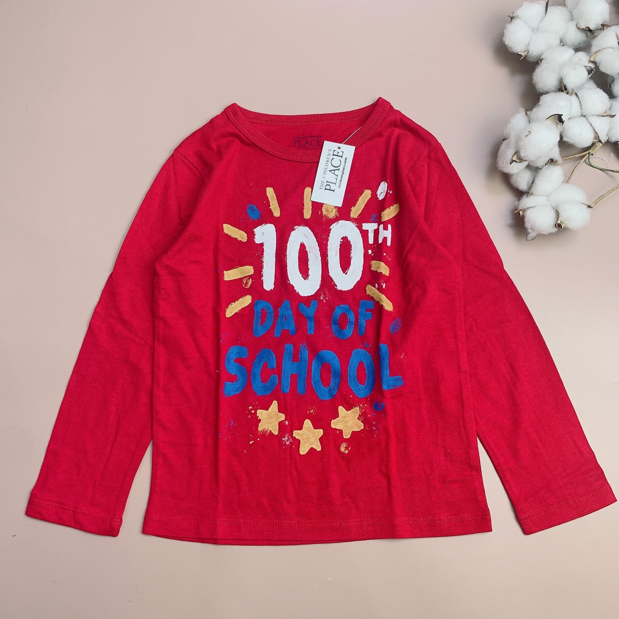 [4y] Áo cotton Place nhiều màu BT size 4y