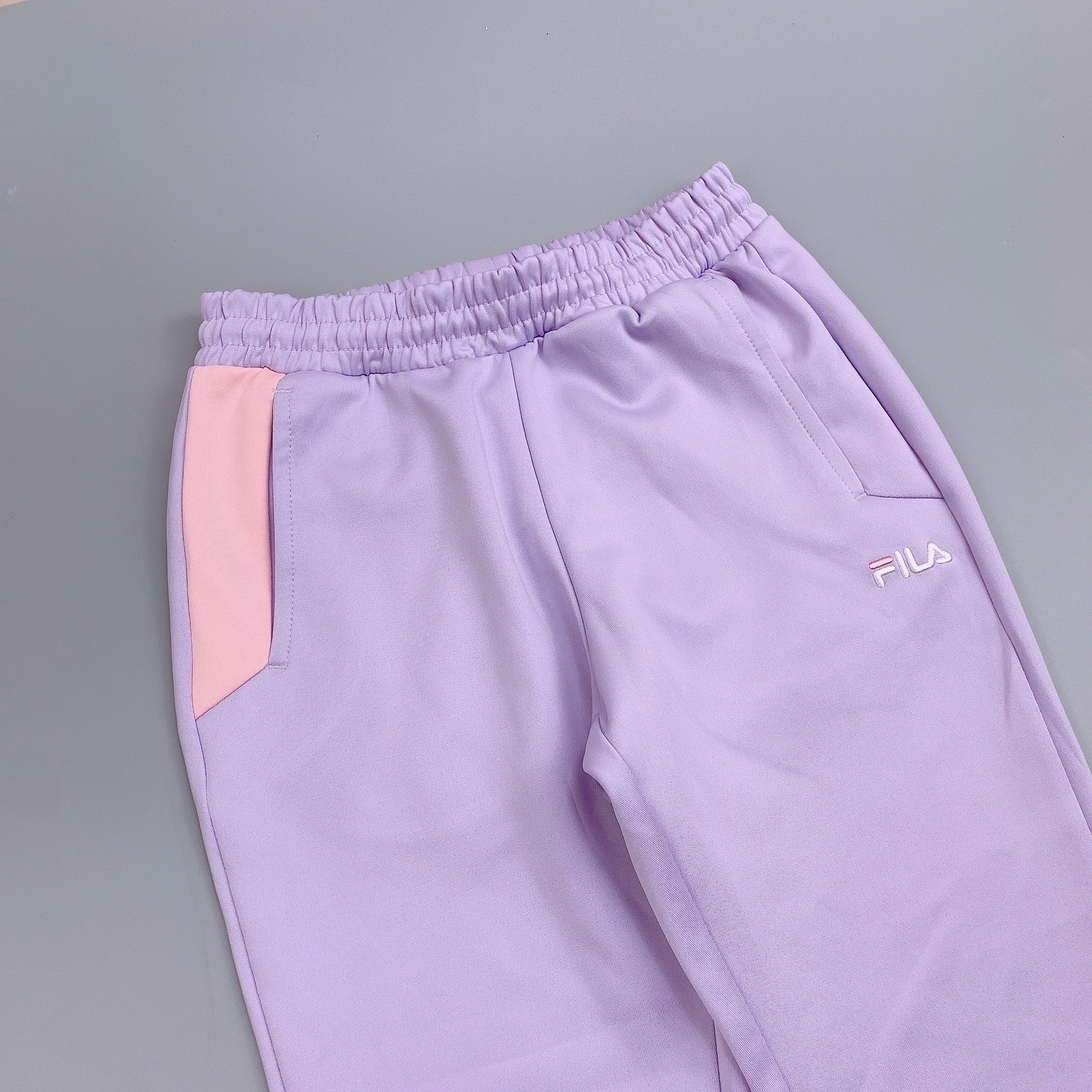 Quần nỉ Fila 2 màu tím / đen size 110 - 165