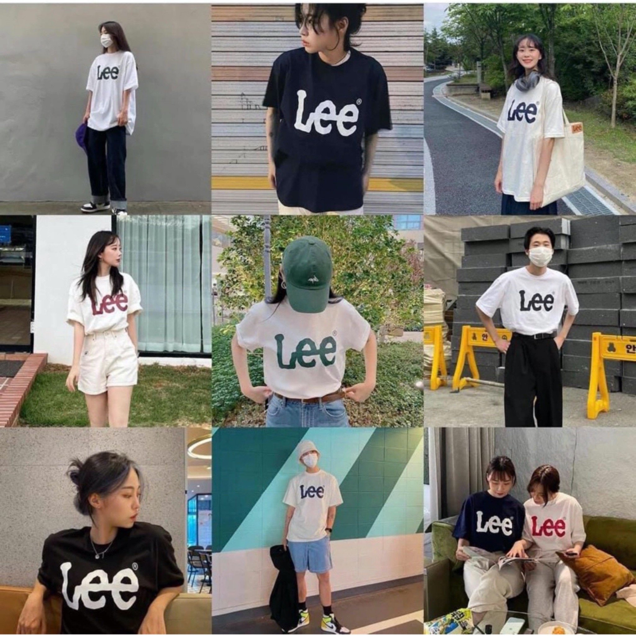 Áo cotton Lee xuất Hàn nhiều màu cho Bố Mẹ size S-XL