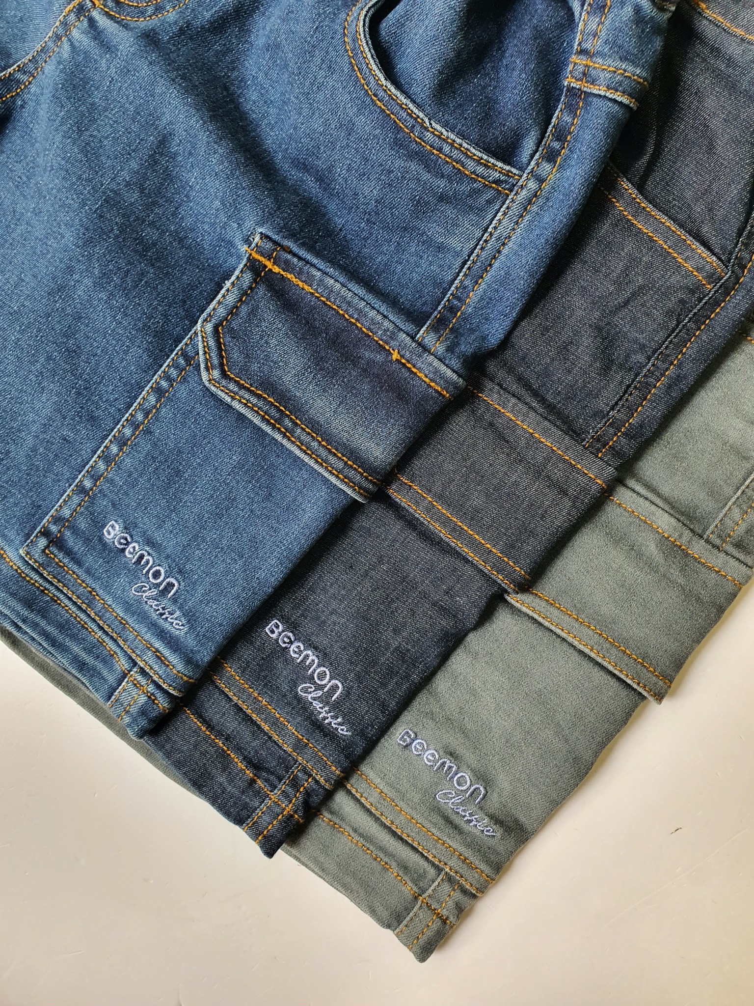 Quần jean Bee Mon túi hộp 3 màu BTBG size 120-160