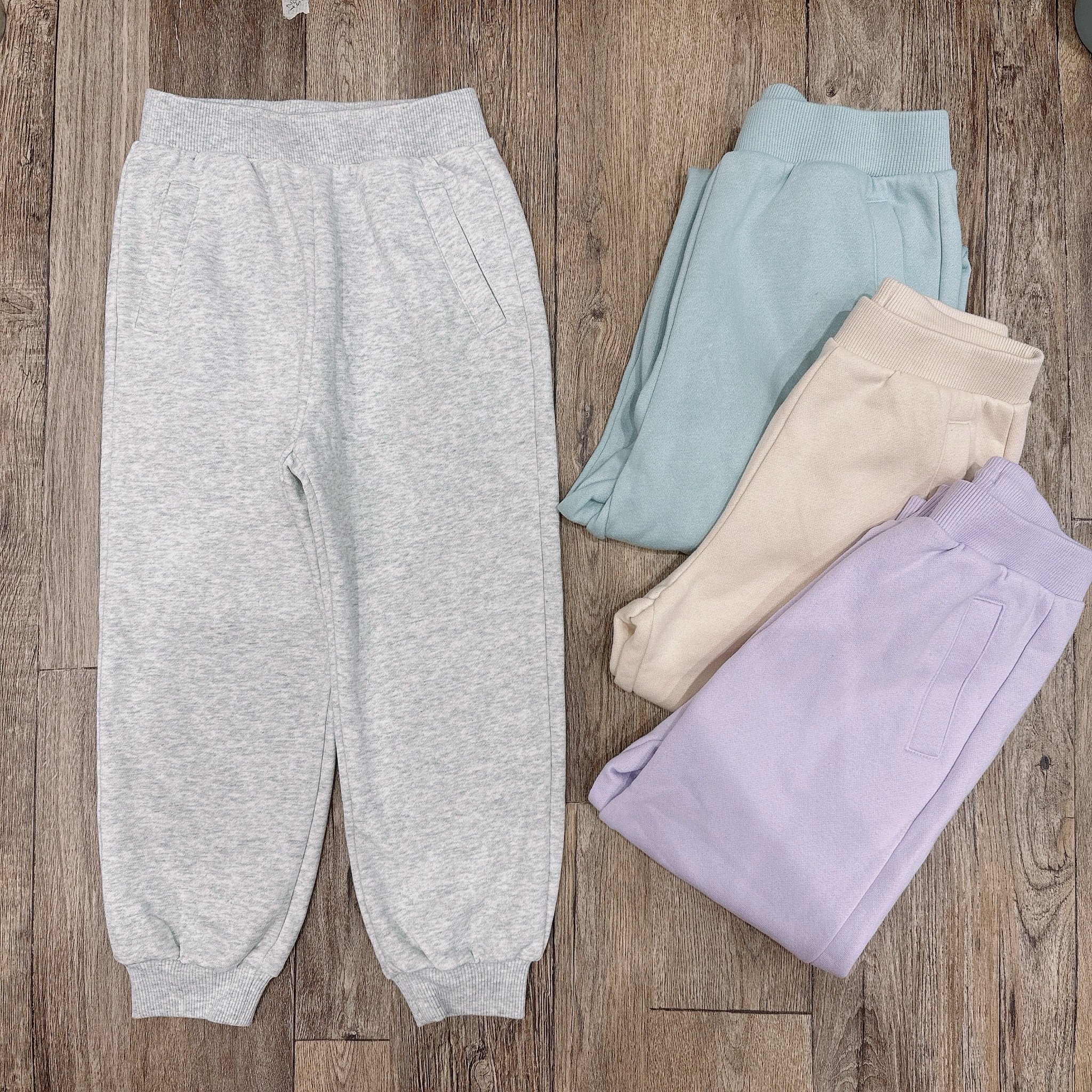 Quần jogger nỉ bông Topten xuất Hàn dư xịn nhiều màu cho bé size 120-160