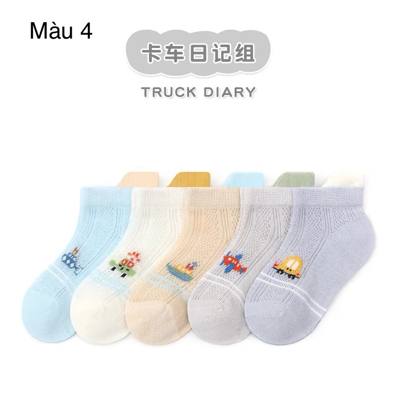 Set 5 tất lưới Nice BTBG size 1-8y
