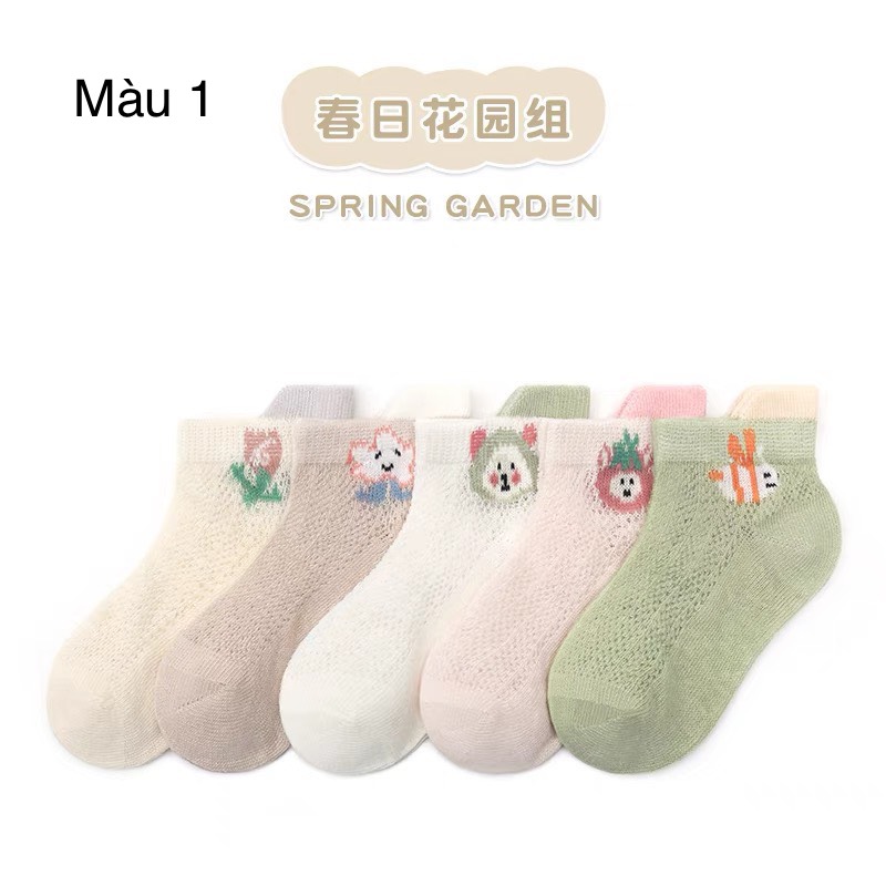 Set 5 tất lưới Nice BTBG size 1-8y