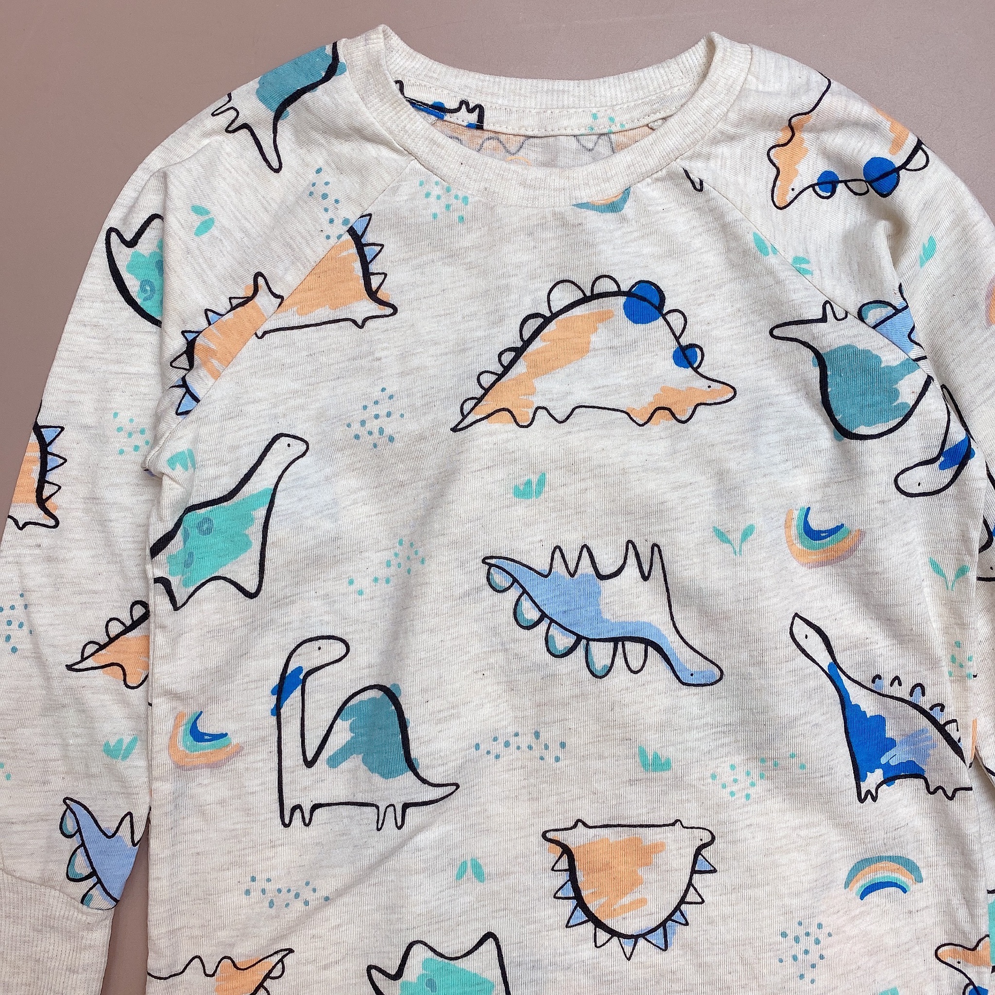 Bộ cotton Matalan nhiều hình khủng long BT size 9m - 6y