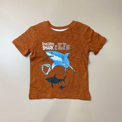 Áo cotton Oldnavy bé trai -Cam đất cá mập