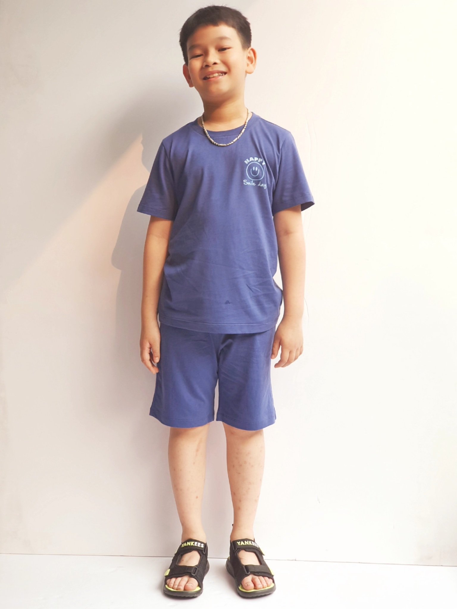 Bộ cotton Bee Mon mặt cười 5 màu BTBG size 110 - 160 - Bảng màu 2