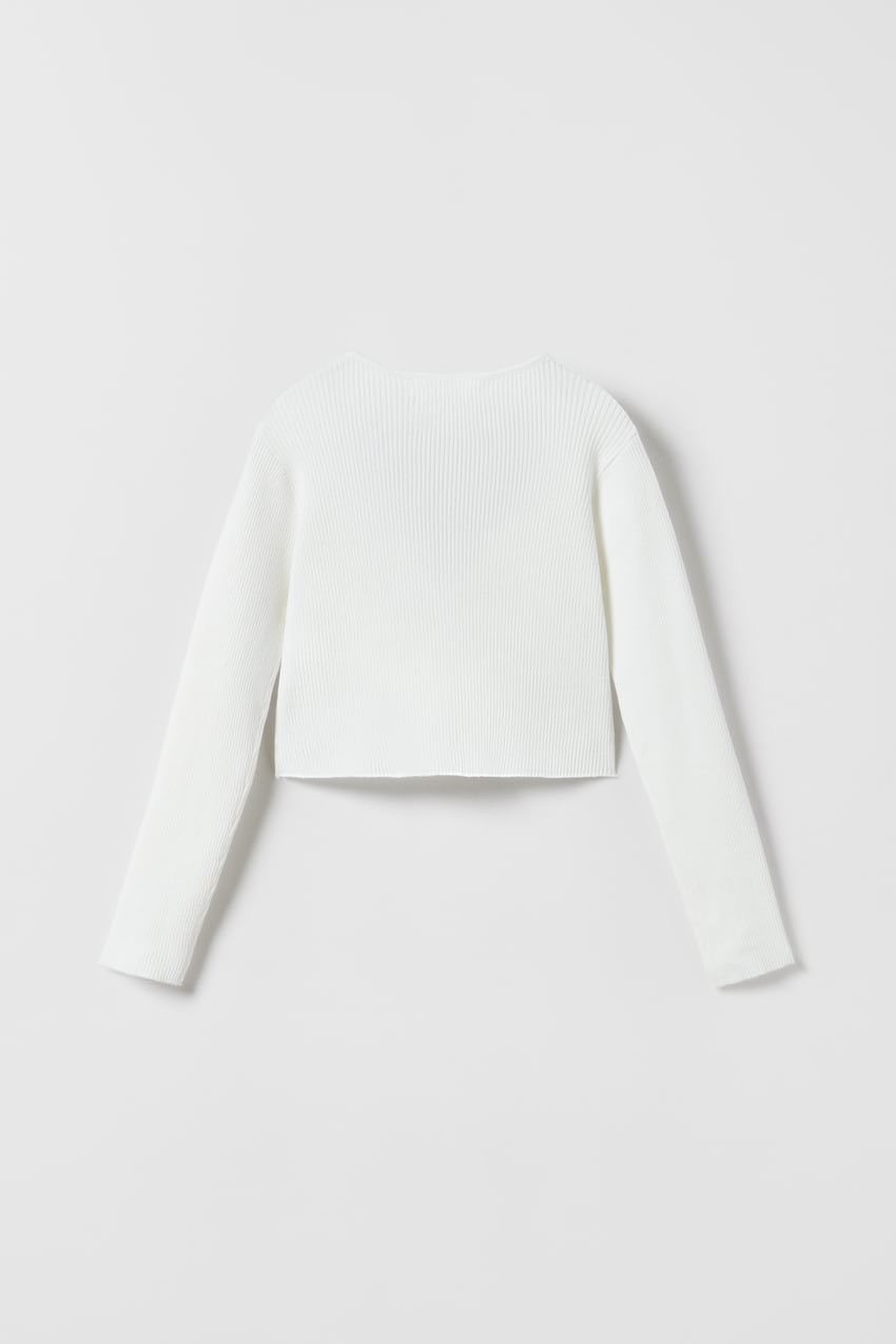 Cardigan len Zara cài 1 khuy ngực 3 màu size 6 - 14y