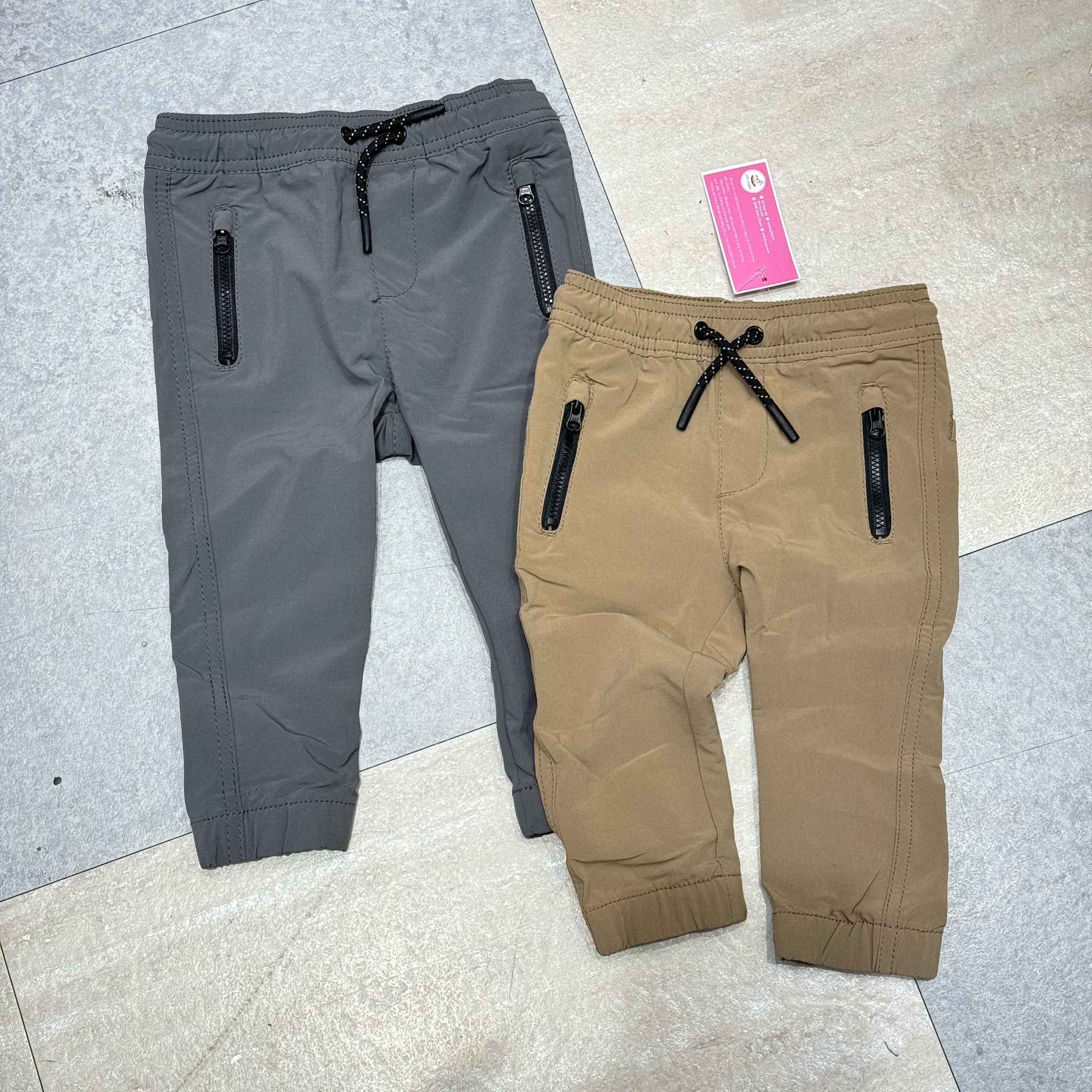 Quần jogger gió mềm 2 lớp Cat Jack 3 màu bé trai size 1-5y