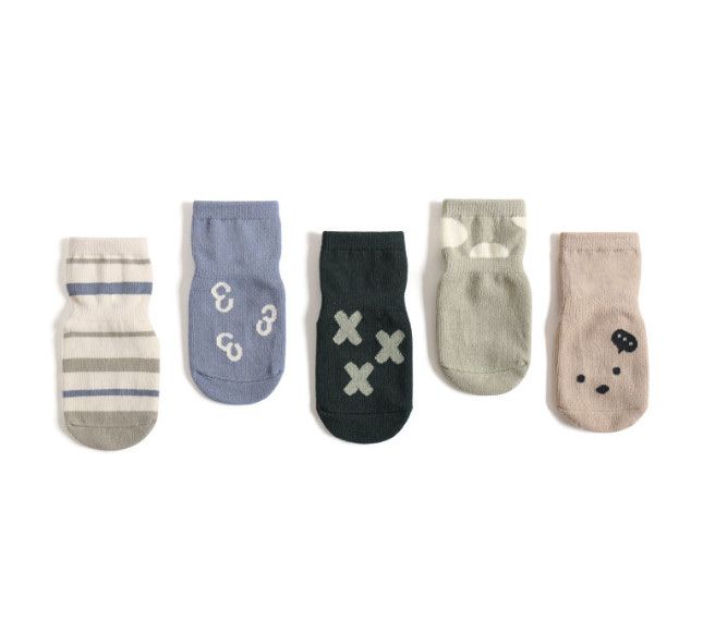 Tất chống trượt X O cao cổ Nemo Baby 5 hình