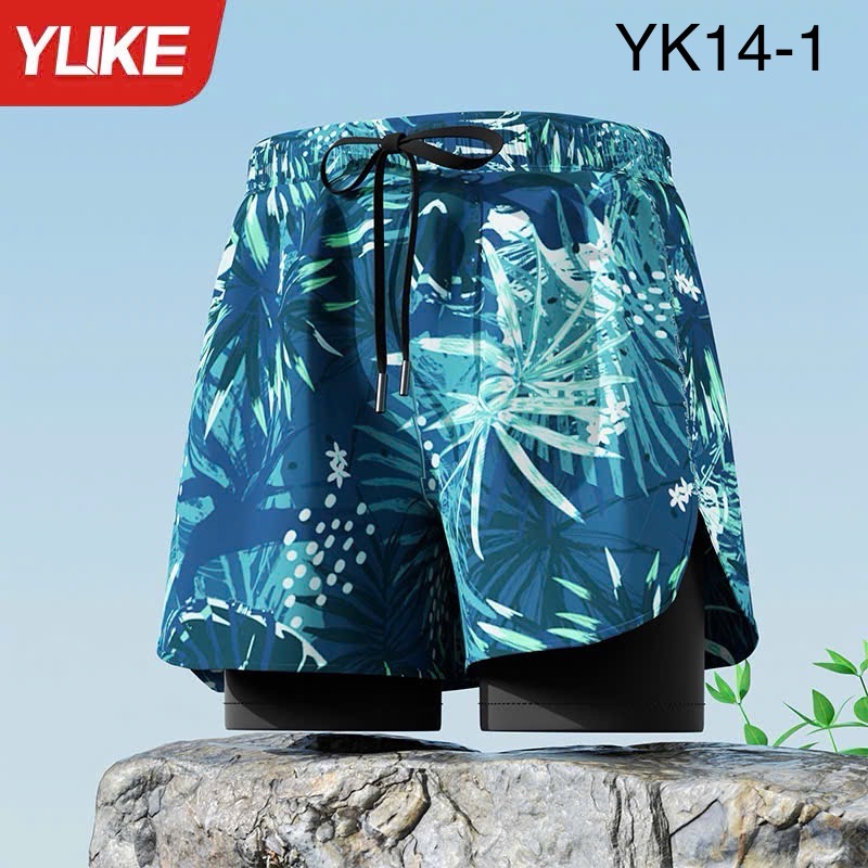 Quần bơi YUKE nhiều màu cho Bố và Bé trai dòng đại size L-3XL (45-90kg)