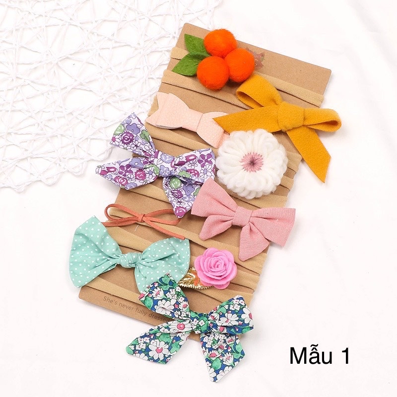 Set 10 băng đô - Mẫu 1