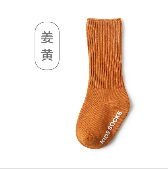 Tất cao tới gối Mumudora Kids Socks 6 màu trơn