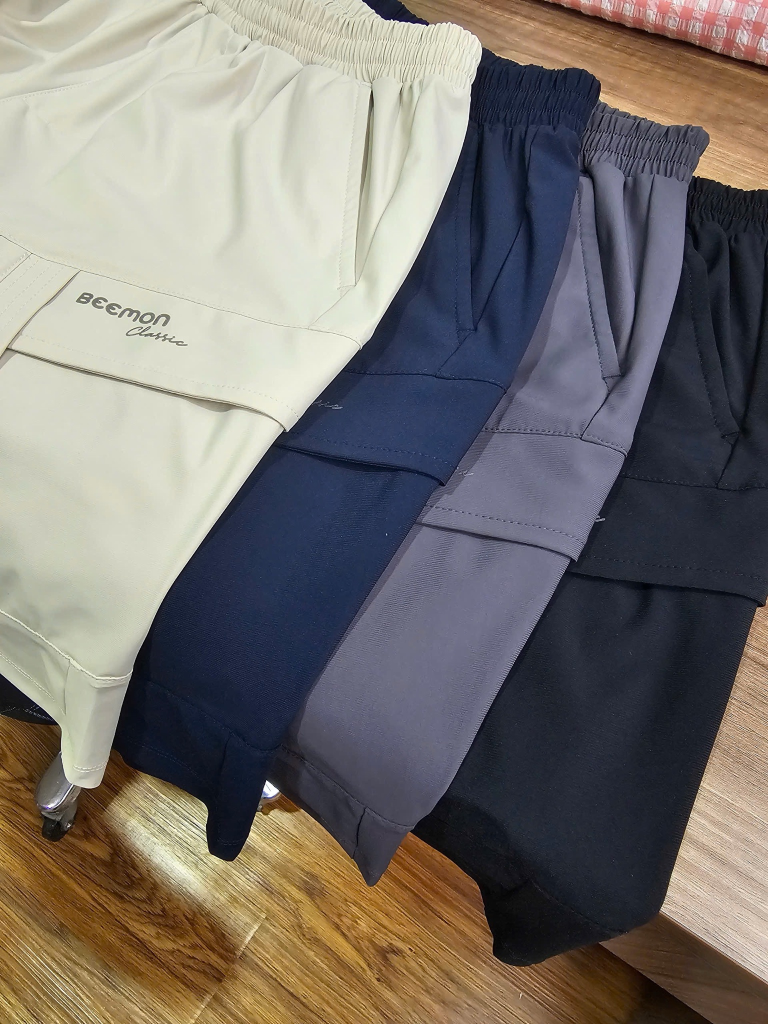 Quần vải golf Bee Mon 4 màu size 120 - 170 ( Bảng màu 2 )
