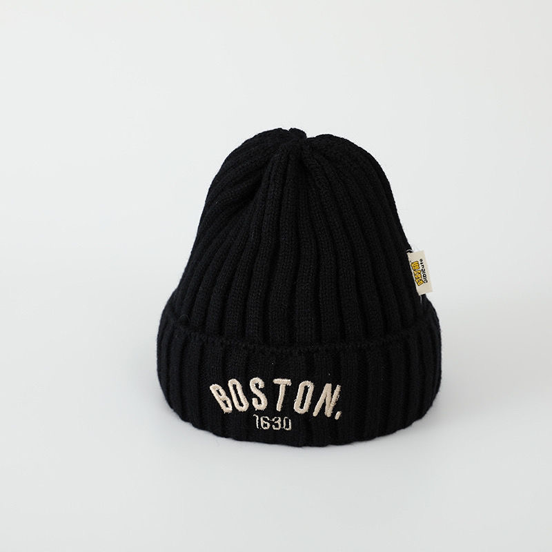 Mũ len Boston trơn 5 màu BTBG Free size 1 - 5y