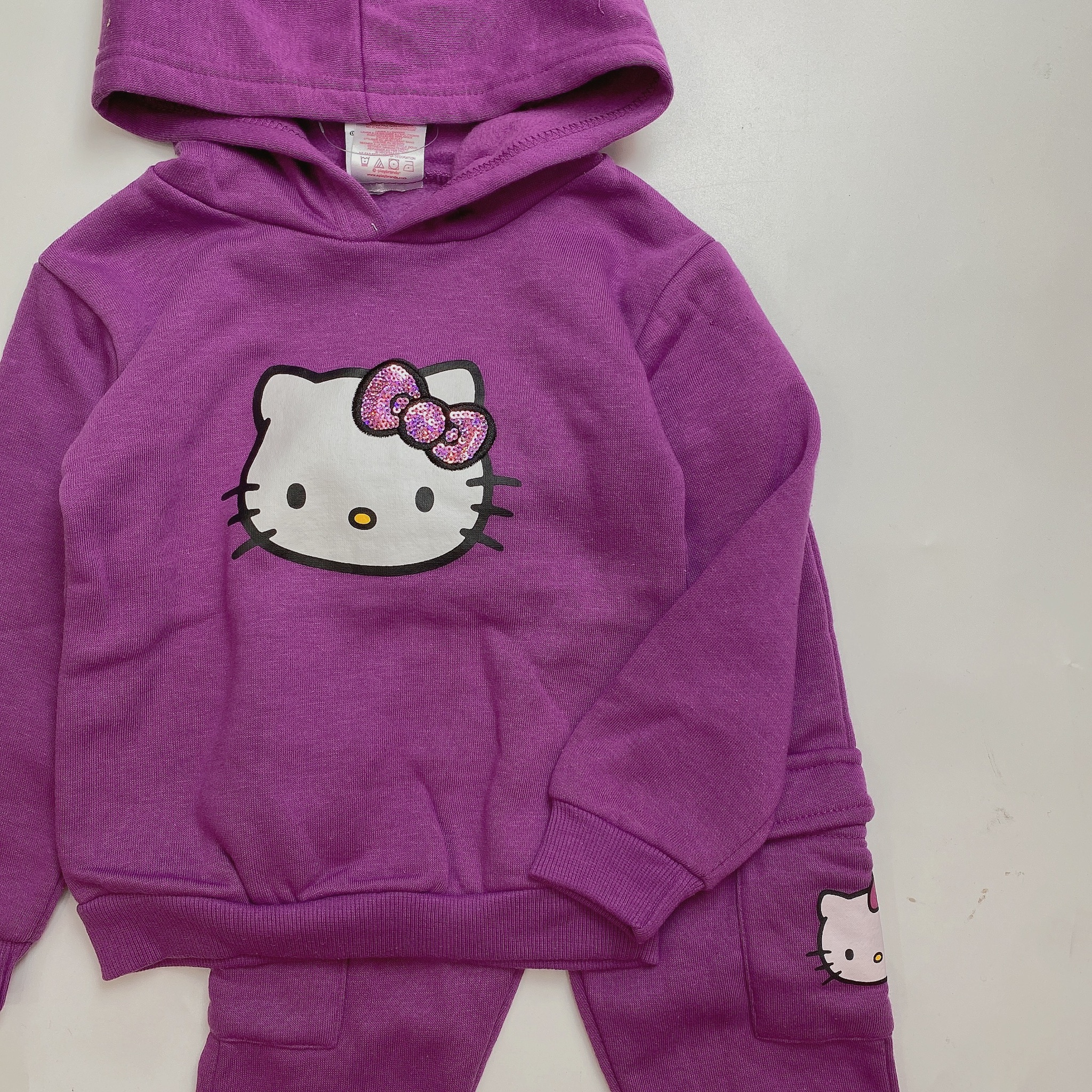 Bộ nỉ Hello Kitty dư xịn nhiều màu bé gái size 1-12y