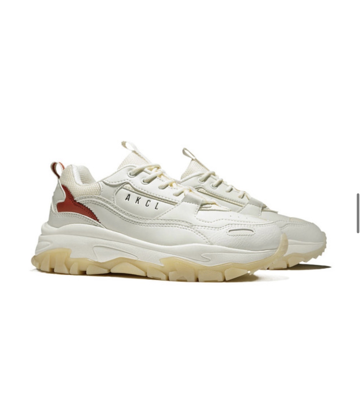 Giày Sneaker AKIII Classic dáng chunky xuất Hàn (người lớn) - màu trắng