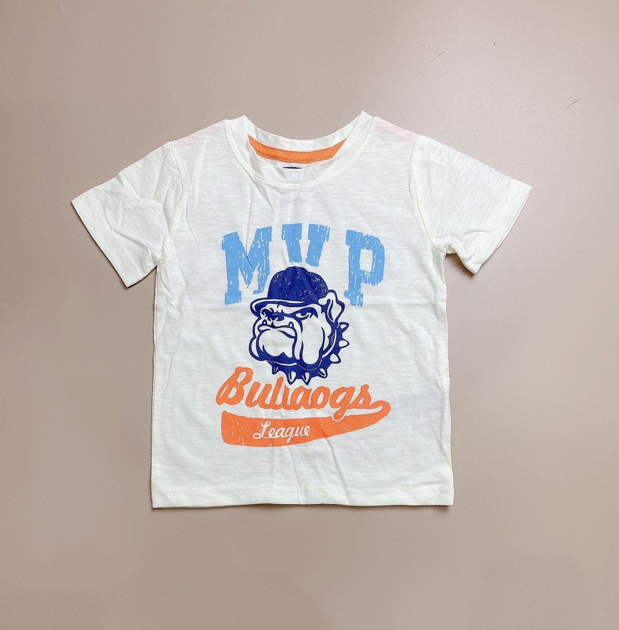Áo cotton Oldnavy bé trai -Trắng hình MVP