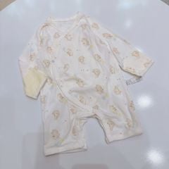 Body đùi cotton Agabang xuất Hàn dư xịn màu kem gấu bóng bay size 80