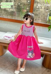 M4260 - Váy Mia Kids Kuromi hồng kẻ xanh size 2-12y