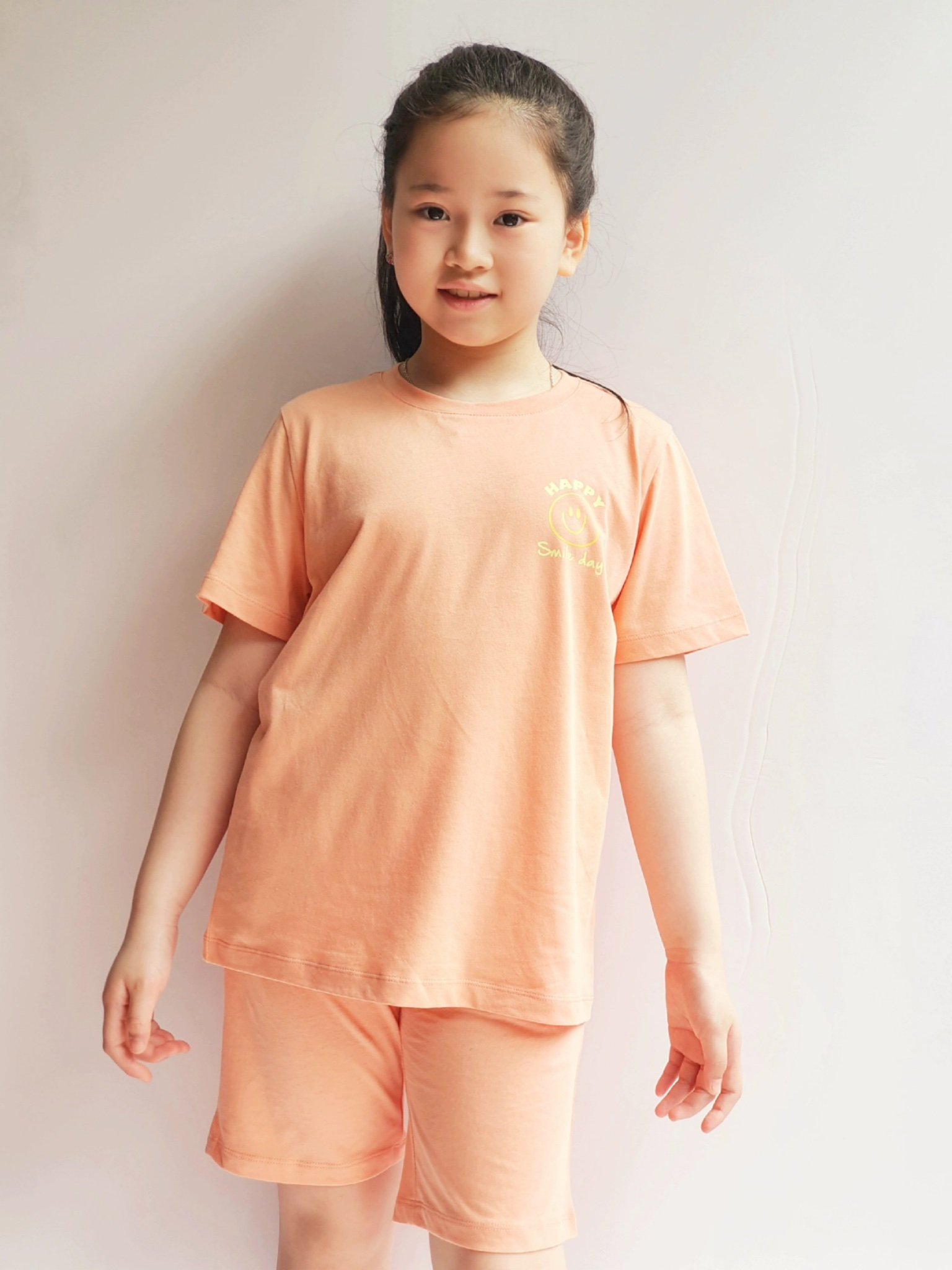 Bộ cotton Bee Mon mặt cười 5 màu BTBG size 110 - 160 - Bảng màu 2