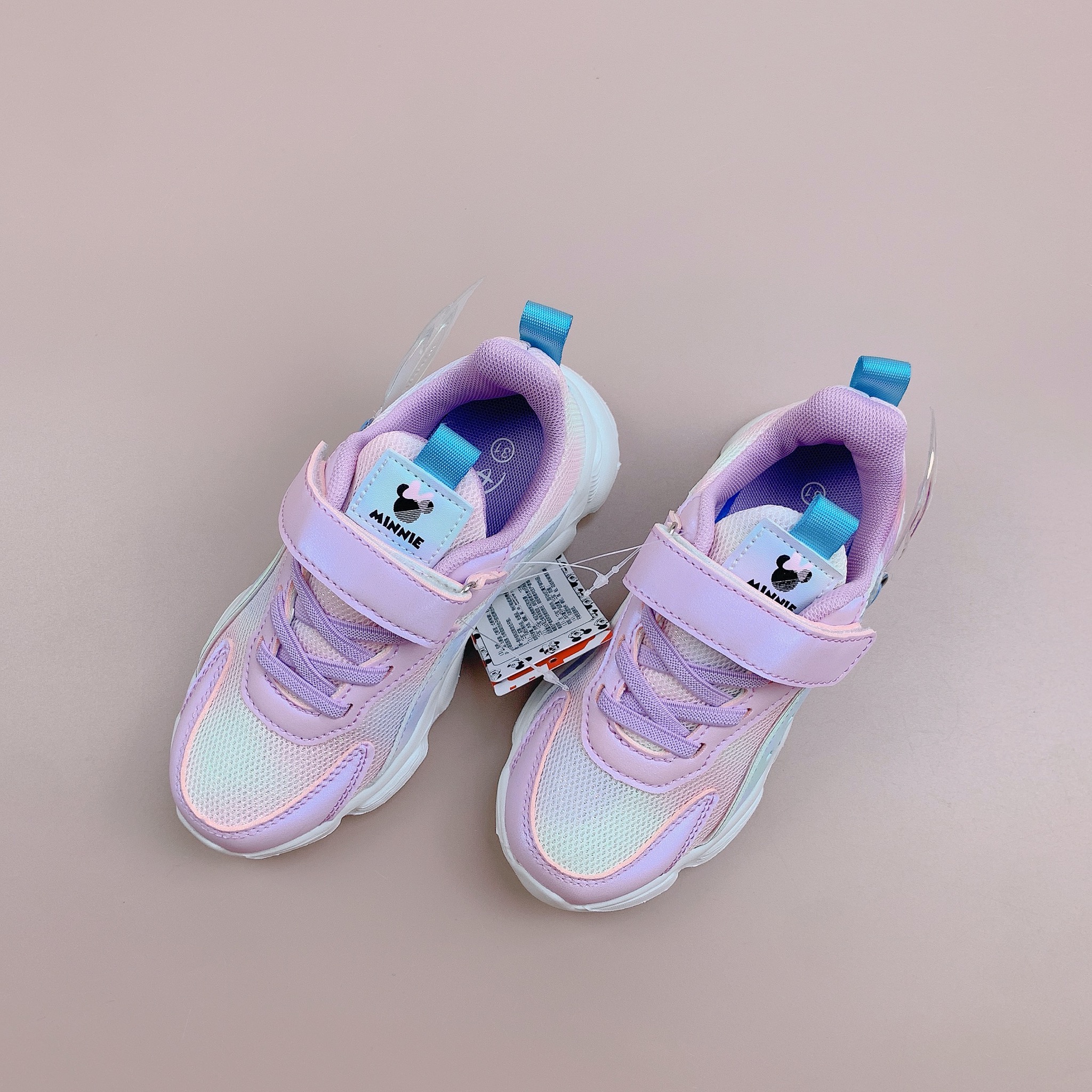 Giày sneaker Disney Minnie cánh tiên 3 màu BG size 26 - 37