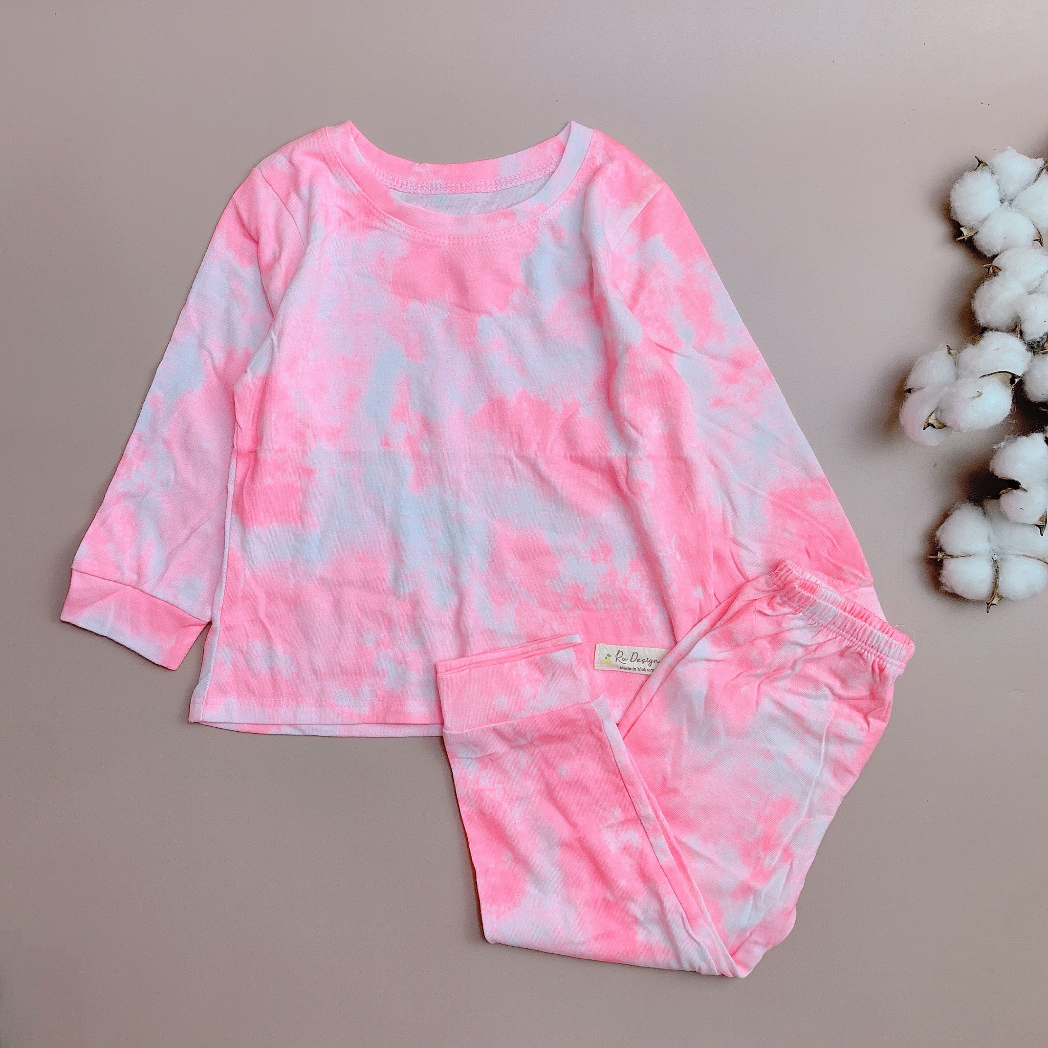 Bộ cotton loang màu Ru Design BG 2-7y