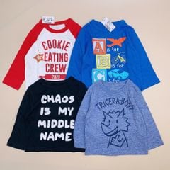 [6-12m] Áo cotton Place dài tay BT size 6-12m