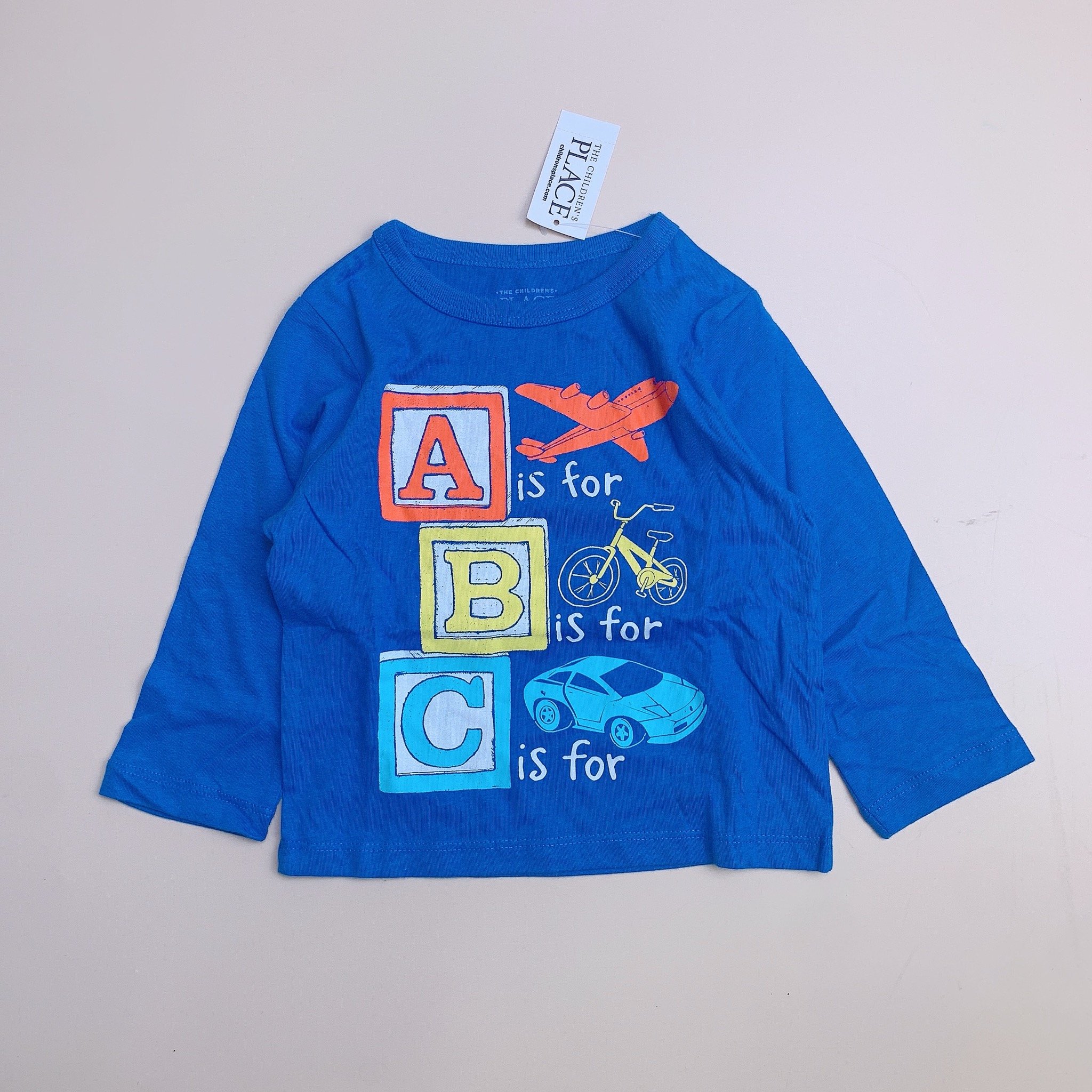 [6-12m] Áo cotton Place dài tay BT size 6-12m