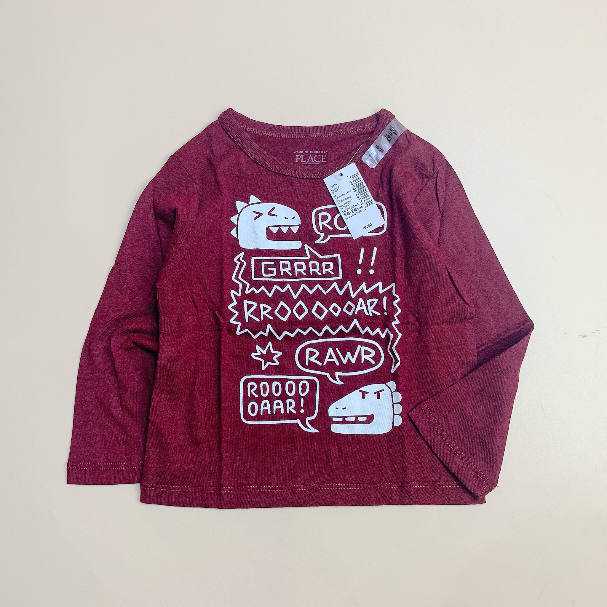 [4y] Áo cotton Place nhiều màu BT size 4y