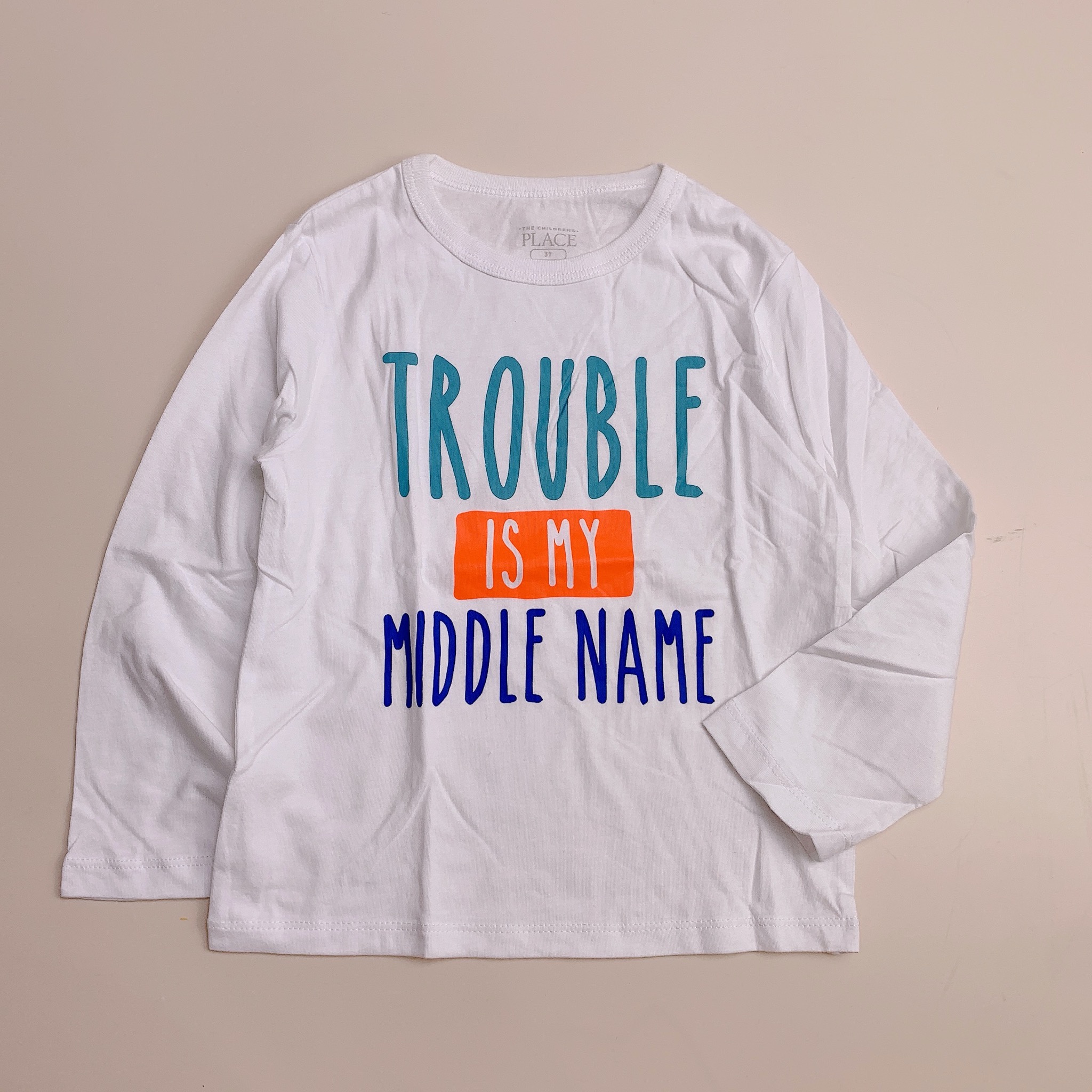 [4y] Áo cotton Place nhiều màu BT size 4y