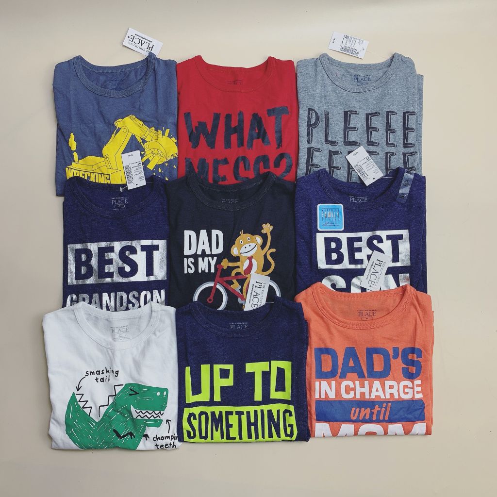 [4y] Áo cotton Place nhiều màu BT size 4y