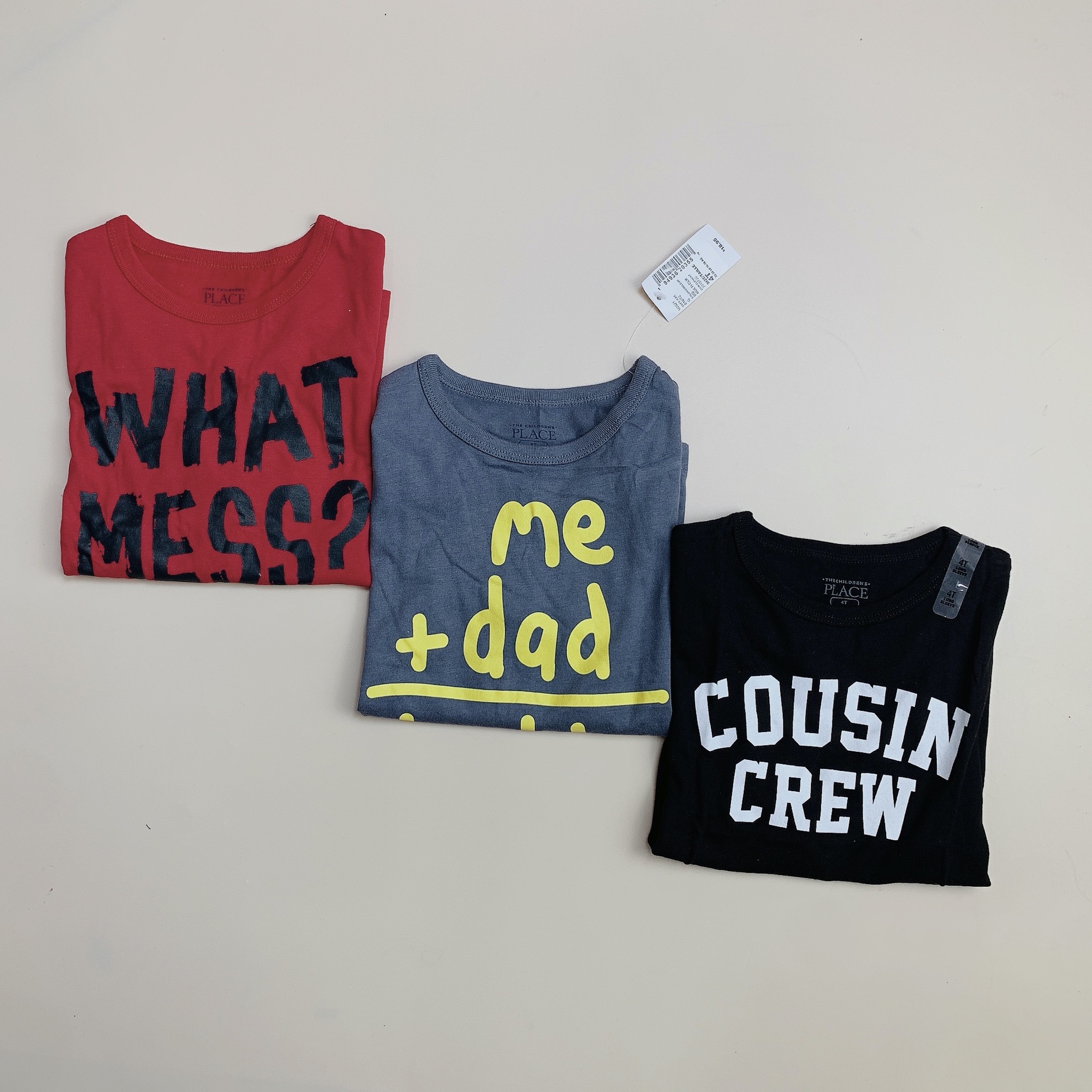 [4y] Áo cotton Place nhiều màu BT size 4y